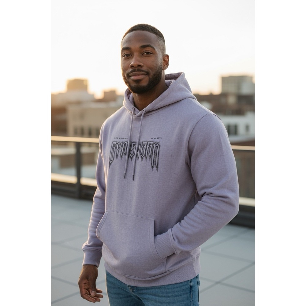 Gymshark L Master Of Our Craft Hoodie-Purple-Oversized